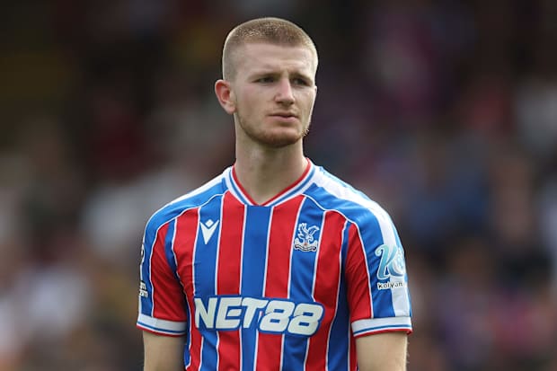 Adam Wharton in action for Crystal Palace.