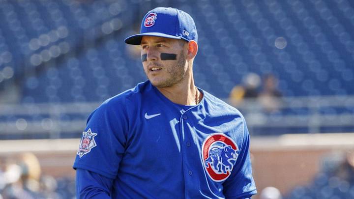Anthony Rizzo hitting a grand slam