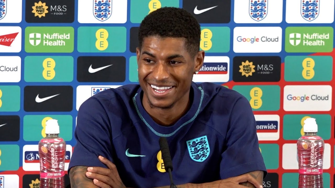 Marcus Rashford celebrating a goal