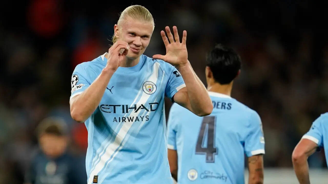 Haaland becomes the quickest player to 40 Champions League goals.