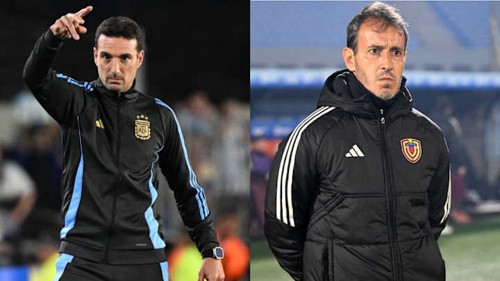 Lionel Messi and Lionel Scaloni