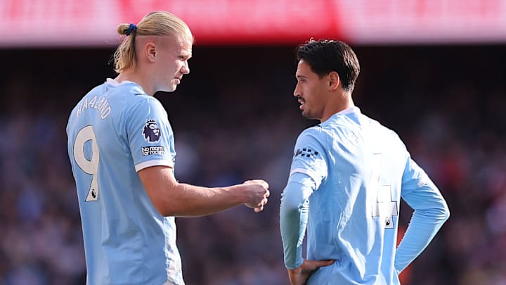Erling Haaland (left) and Tijjani Reijnders (right)