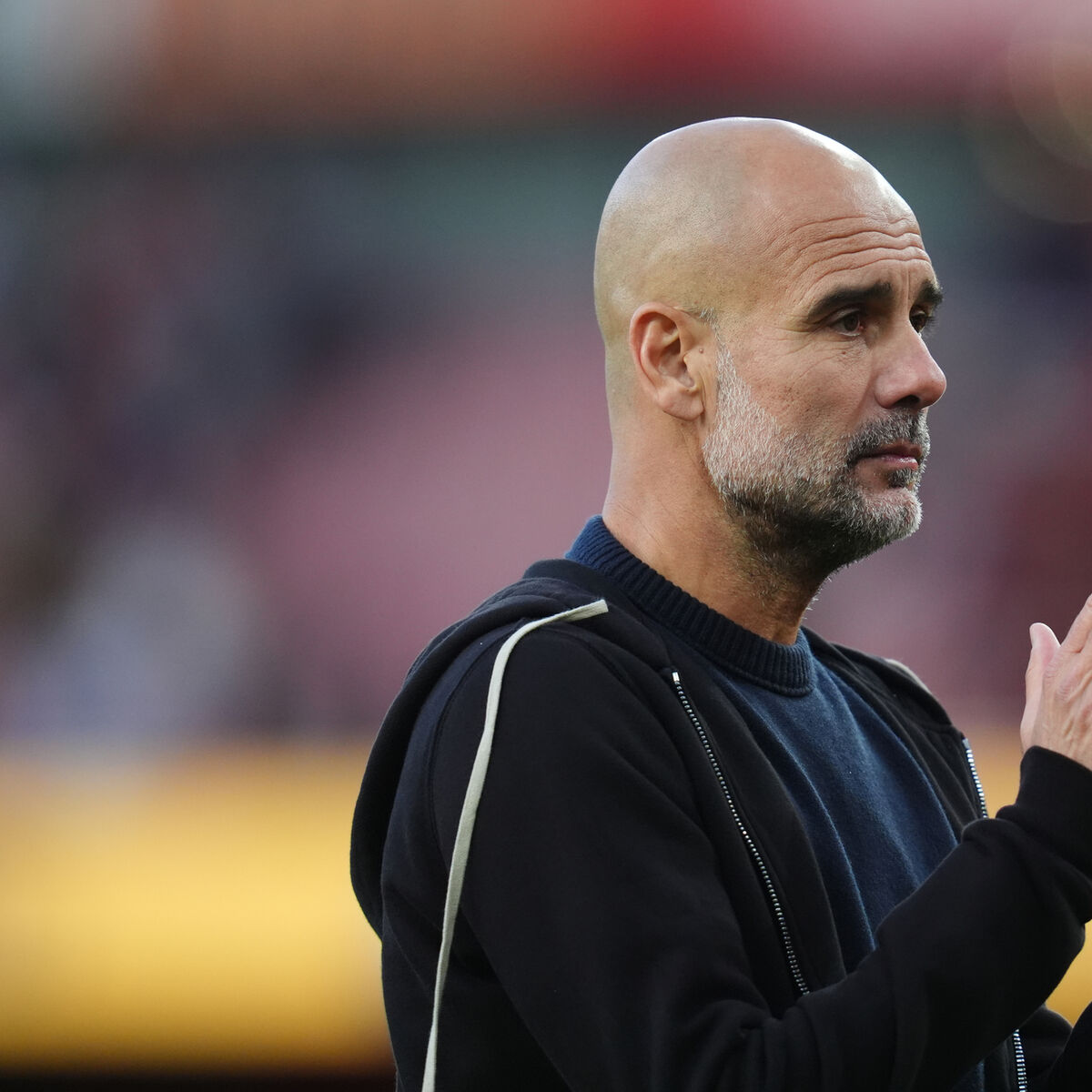 Pep Guardiola in a press conference