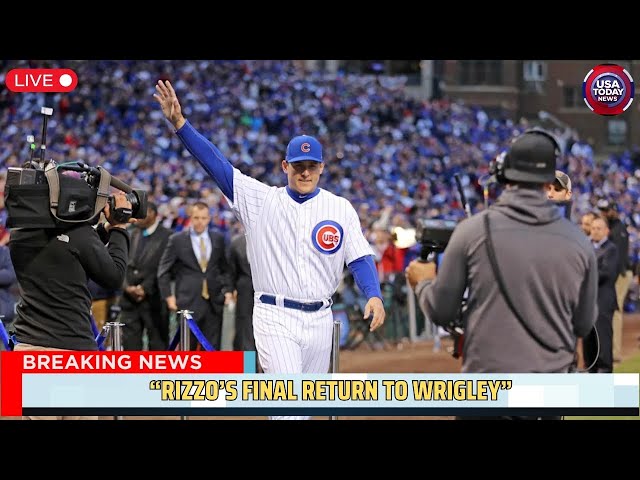 Anthony Rizzo announcing retirement