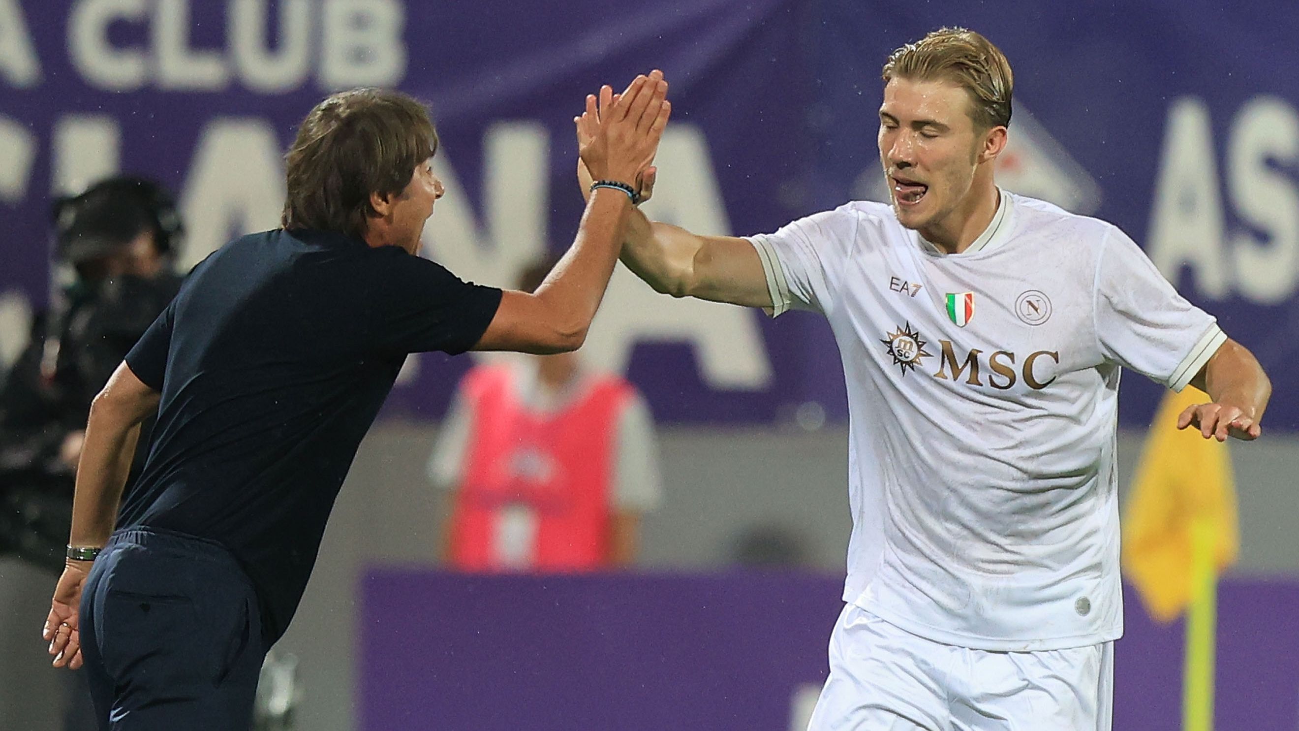 Antonio Conte thanks Man Utd for 'bringing us luck' after Rasmus Hojlund scores on Napoli debut | Goal.com