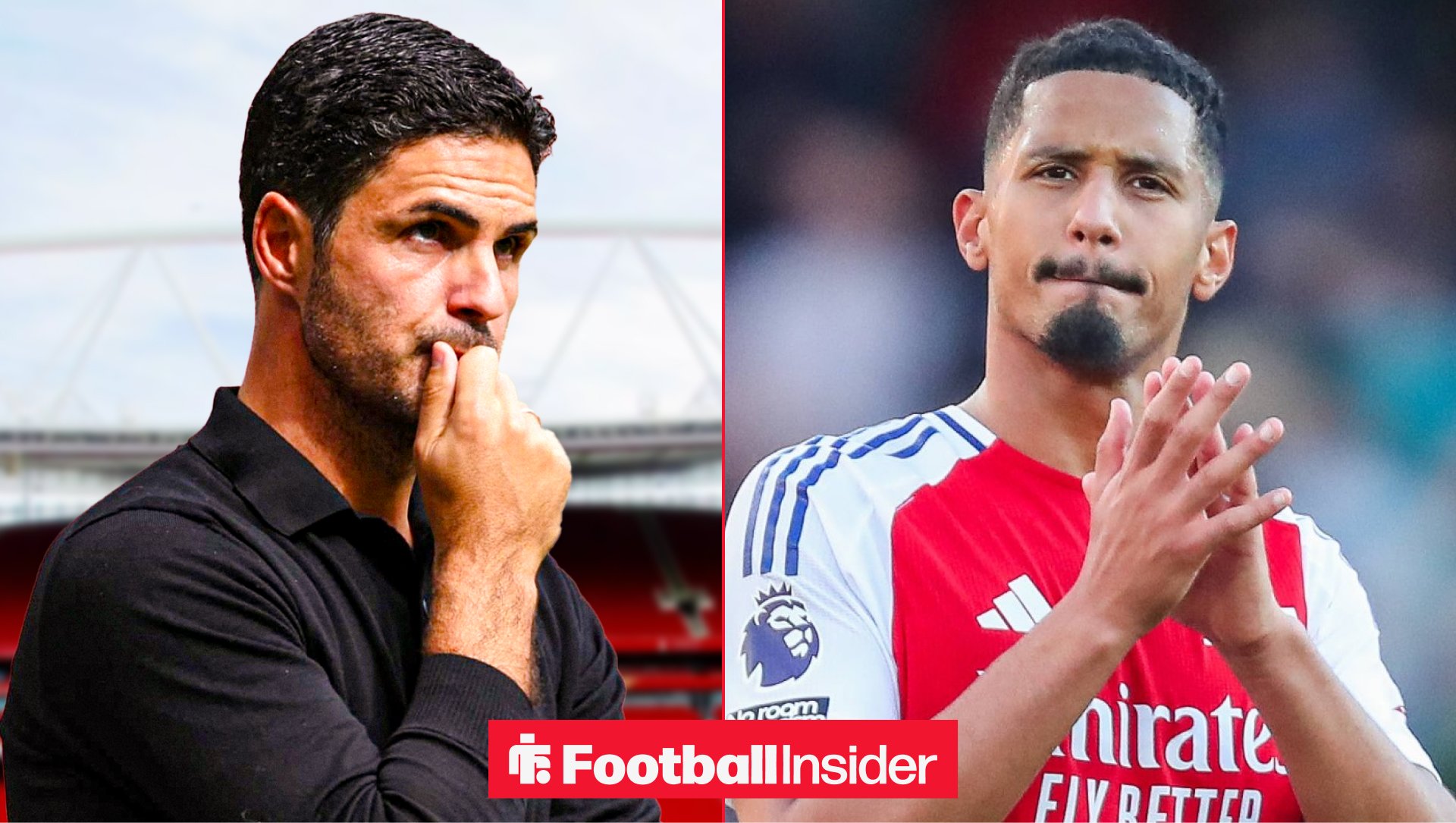 Arsenal calm over William Saliba Real Madrid transfer saga