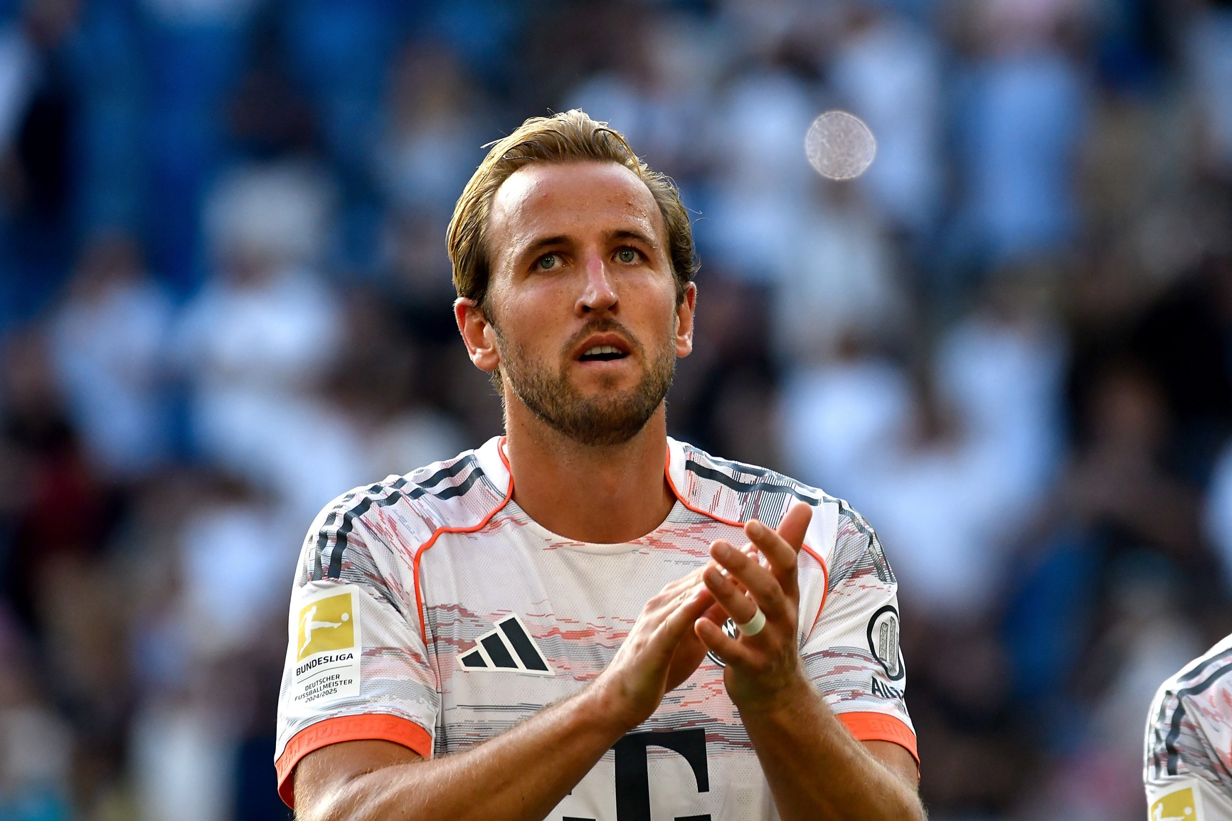 Harry Kane scoring for Bayern Munich