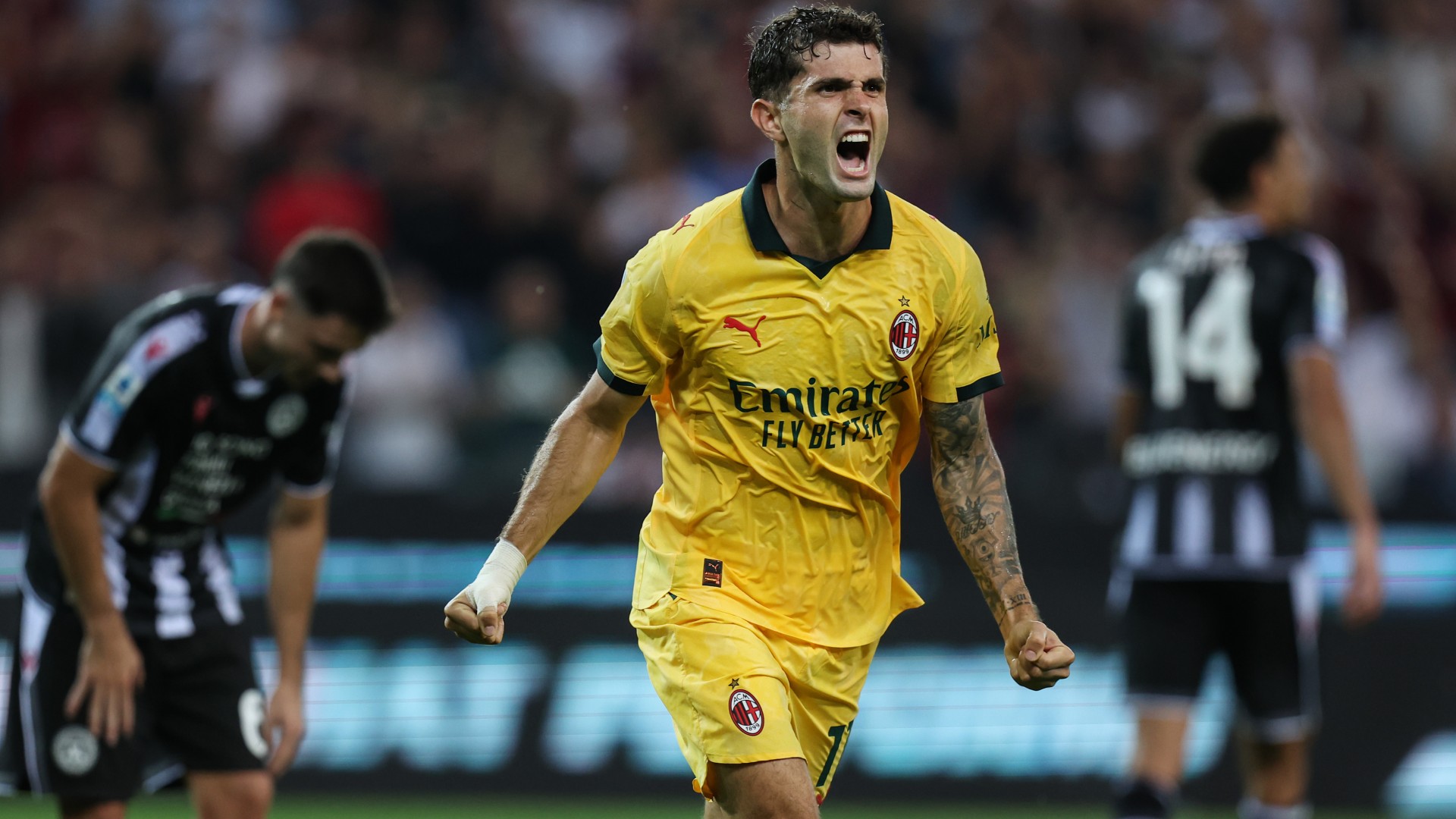 Pulisic scores stunner in Serie A debut with AC Milan