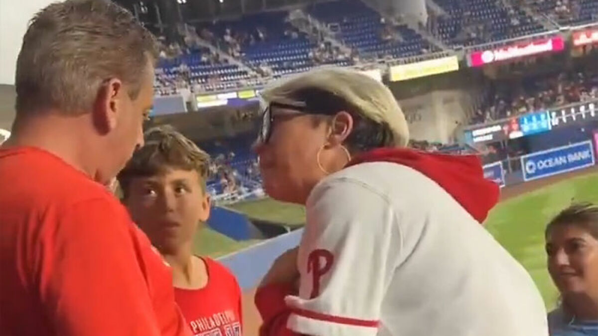 Typical Karen. Heard she got booed out of the park. Hats off to the Marlins and Phillies for saving the kid's day.