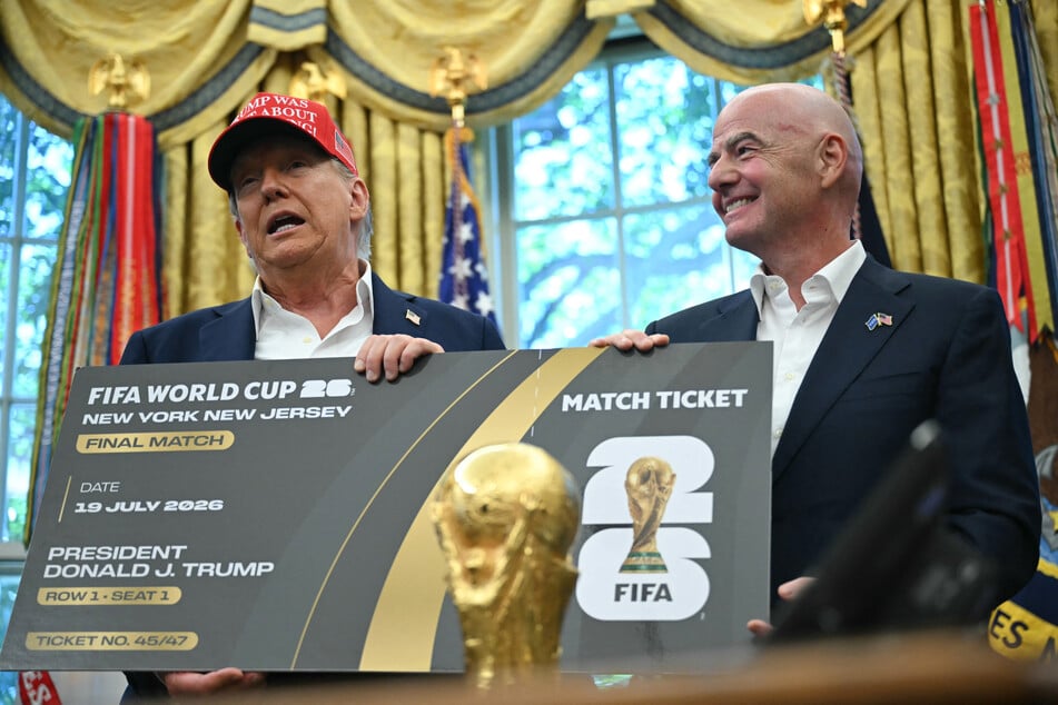 Donald Trump at a FIFA event