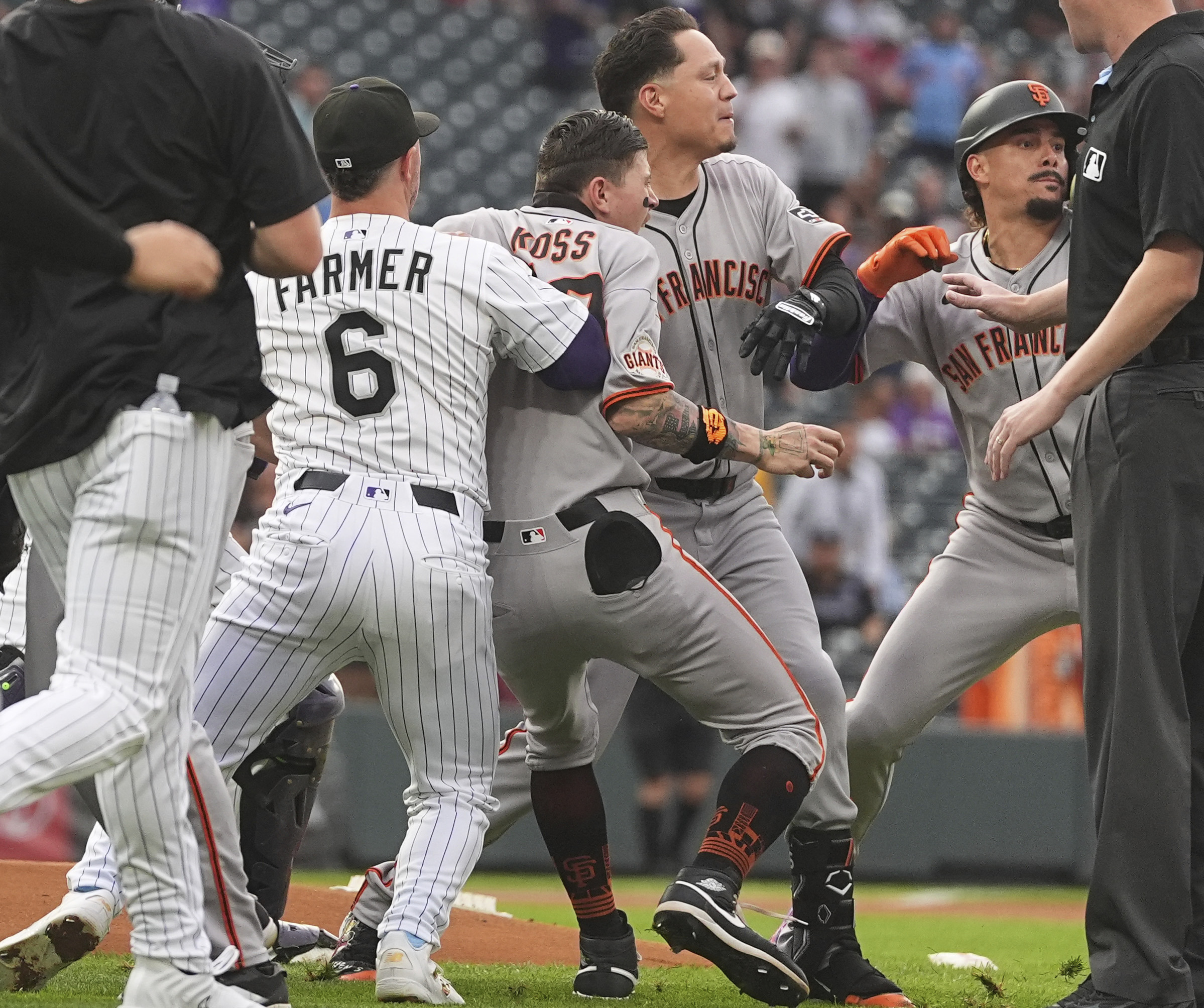 Nolan Arenado, Gerardo Parra suspended for roles in brawl with Padres